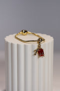 Travel Gold Charm Bracelet