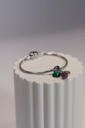 Silver Fruits Charm Bracelet