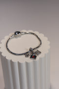 Silver Nurse Charm Bracelet