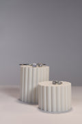 White Stone Bracelet & Ring Set