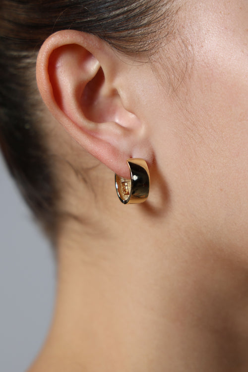 Gold Bold Mini Hoops