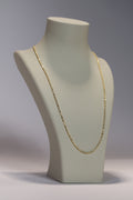 Gold Medium Beaded Chain