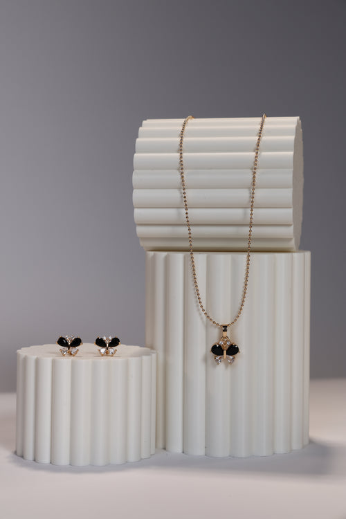 Butterfly Earring & Necklace Set