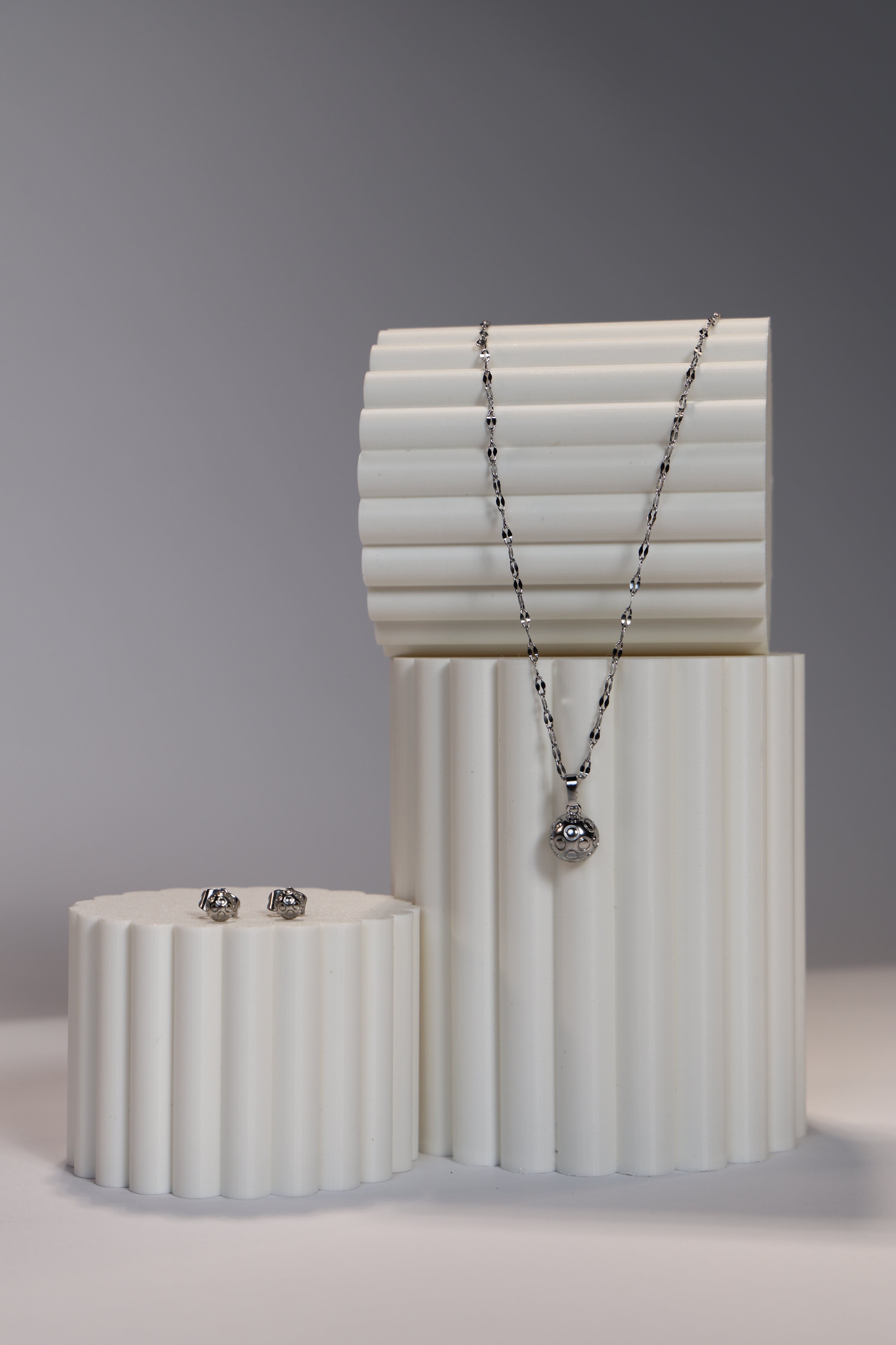Lady bug Earring & Necklace Set